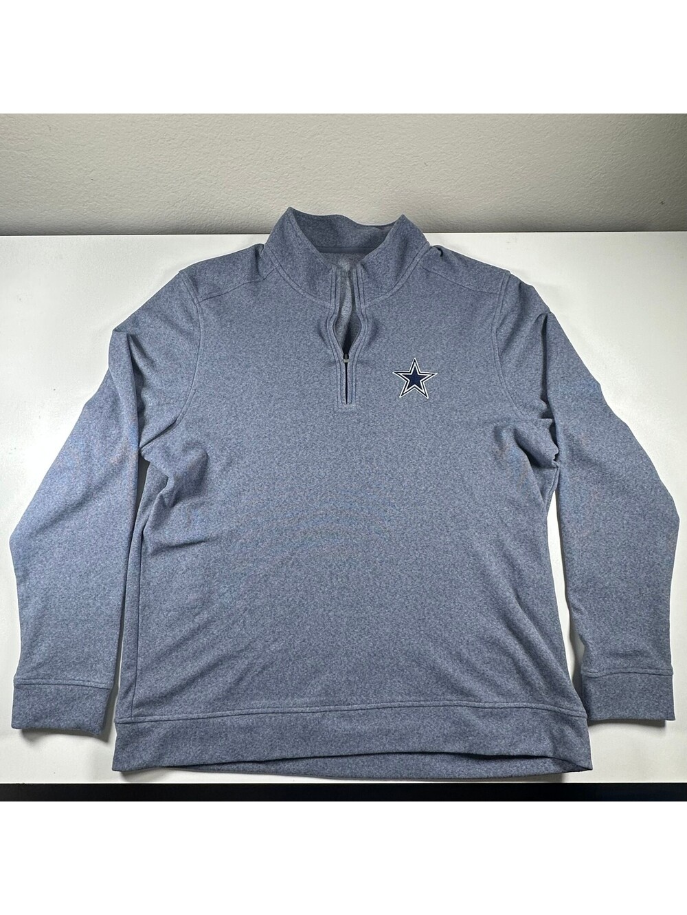 Antigua Dallas Cowboys Blue 1/4 Zip XL